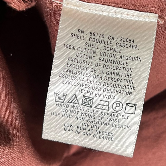 Anthropologie Maeve Brown Embroidered Mini Dress size 4 - Picture 7 of 7